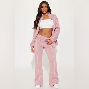 Women's Pink Track Set